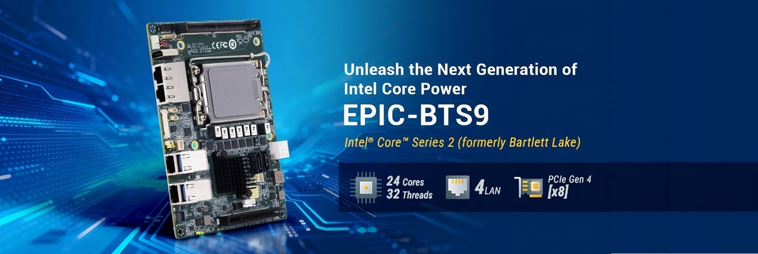 AAEON&rsquo;s EPIC-BTS9 Delivers Intel Core Series 2 Processing on a 4